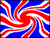 swirled UK flag