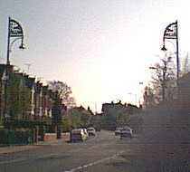 Leaving Romiley, east end