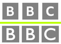 BBC new & old logos