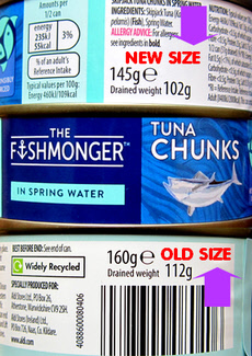 tuna size, same price