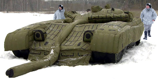 Russian inflatable tank