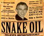 Tony B. Liar snake oil