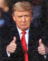 Donald Trump thumbs up