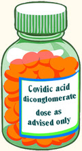 Covidic acid diconglomerate