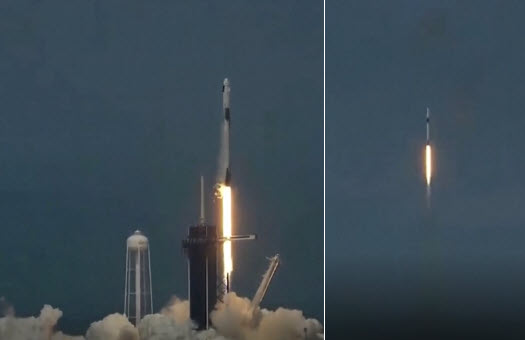 Falcon 9 launch from Florida, 30th May 2020