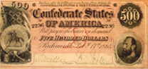 Confederate banknote