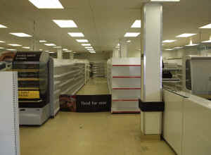 empty shelves in romiley