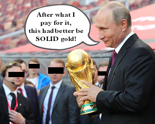 Putin bought the World Cup