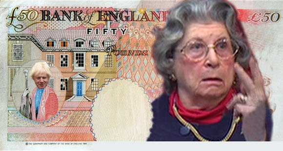 The Baroness Trumpington �50 pound note