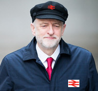 Jeremy Corbyn's engine driver suit