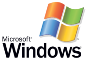 One of the logos of  Microsoft Windows, the Company's best-known product.