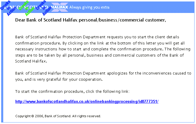 Bank of Scotland Halifax phish