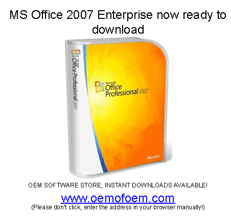 Office 2007 spam