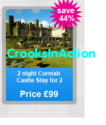 Save 44% - Cornish Castle Stay