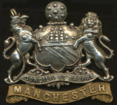 Manchester Regiment cap badge, World War I