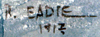 painting Robert Eadie signature
