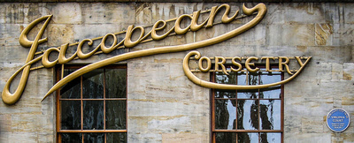 The Jacobean Corsetry sign