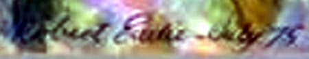 painting Robert Eadie signature