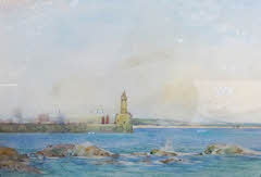 Aberdeen Harbour Wall by Robert Eadie