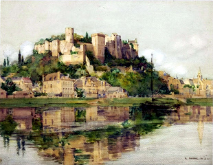 Chateau de Chinon (2) by Robert Eadie