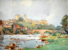 Richmond Castle, 1935, by Robert Eadie