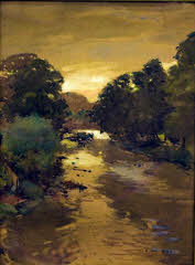 Rural River Scene by Robert Eadie