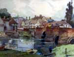 Tewkesbury, The Old St. Johns Bridge by Robert Eadie