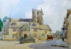 The Square, Corfe Castle, Dorset by Robert Eadie