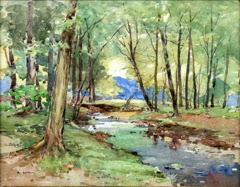 Woodland River by Robert Eadie