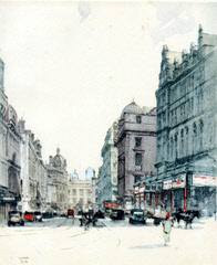 Glasgow. Gordon Street and Central Station by Robert Eadie Glasgow, Gordon Street and Central Station by Robert Eadie