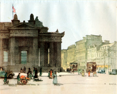 The Royal Scottish Academy & Princes St, Edinburgh, by Robert Eadie