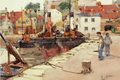 Anstruther Harbour by Robert Eadie