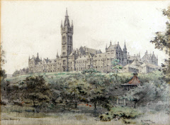 Glasgow University 1916 by Robert Eadie