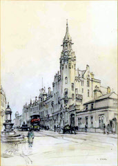 High Street and Blind Asylum, Glasgow by Robert Eadie High Street and Blind Asylum, Glasgow by Robert Eadie