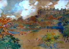 View over Kelvingrove Park by Robert Eadie