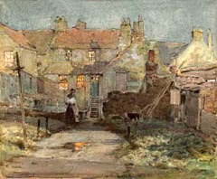 Pittenweem watercolour by Robert Eadie