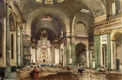 Interior of the Church of St. Aloysius, Glasgow by Robert Eadie