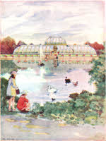 Kew Gardens in Spring by Robert Eadie, R.S.W. Kew Gardens in Spring by Robert Eadie, R.S.W.