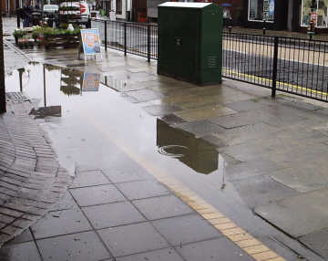 Precinct puddle view #1