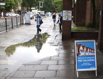 Precinct puddle view#2
