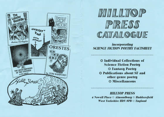 Hilltop Press catalogue designed by Harry Turner