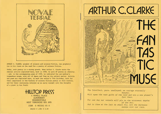 The Fantastic Muse by Arthur C. Clarke, design Harry Turner