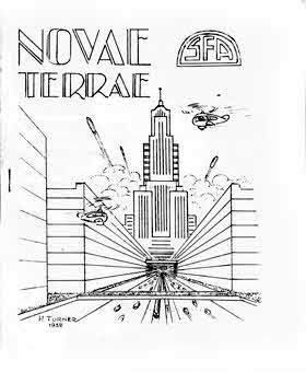 Novae Terrae, March 1938, front cover by Harry Turner