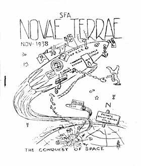 Novae Terrae November 1938, cover by Harry Turner