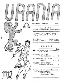 Urania, Sept./Oct. 1941, cover art by Harry Turner