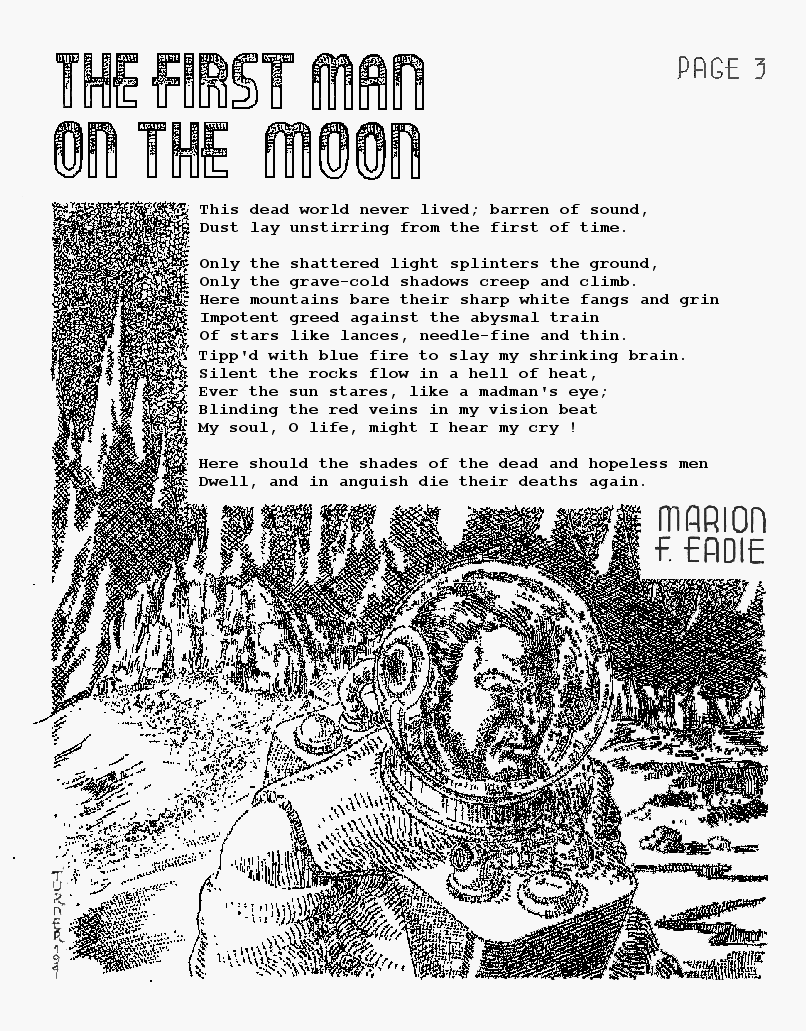 First Man On The Moon by Marion Eadie