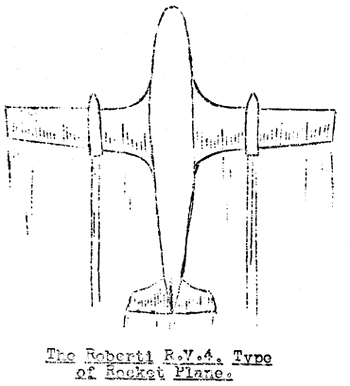 Roberti rocket plane R.V.4