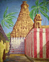 Indian Temple, 1948 by Harry Turner
