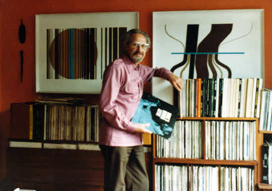 Harry Turner, the artist & collector, August 1980