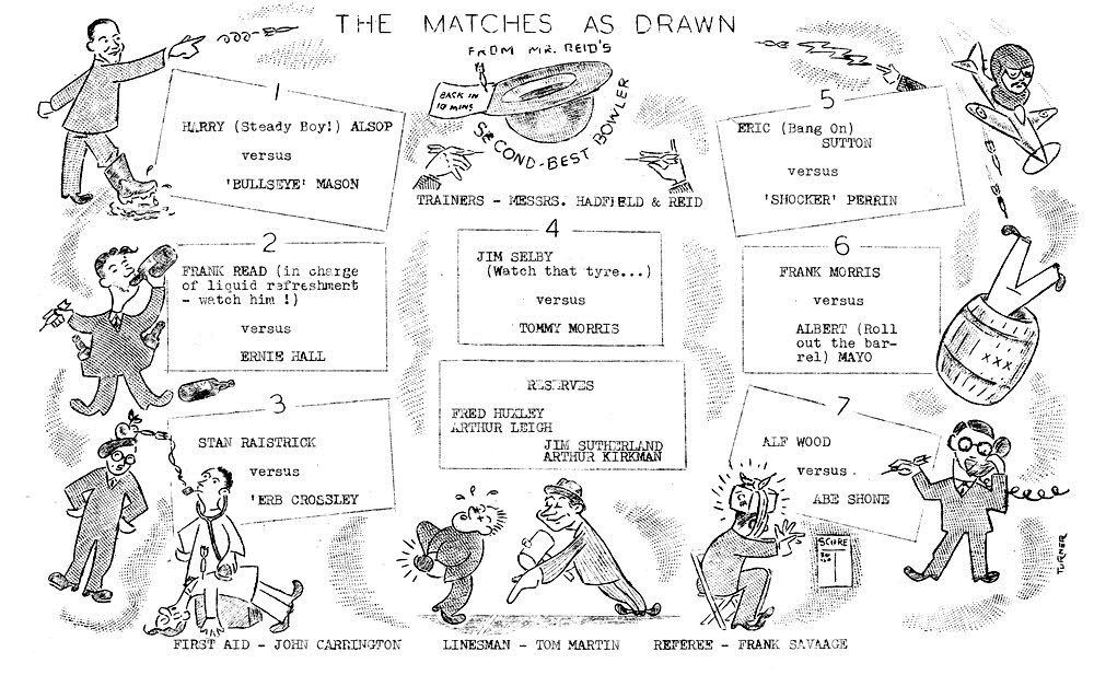 Anchor Darts Tournament programme by Harry Turner